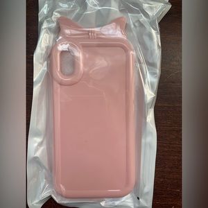 🎀iPhone X/XS Pink Case W/ Bow